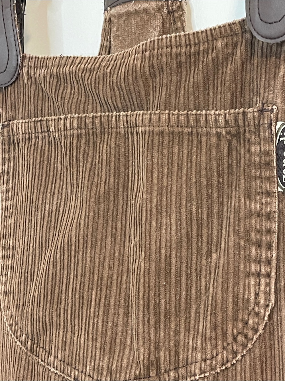 Zana Di Corduroy Brown Overall Jumpsuit - Picture 5 of 9